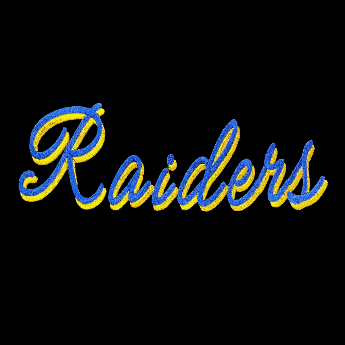 Two Color Large Drop Shadow Script Monogram (MCFTS)