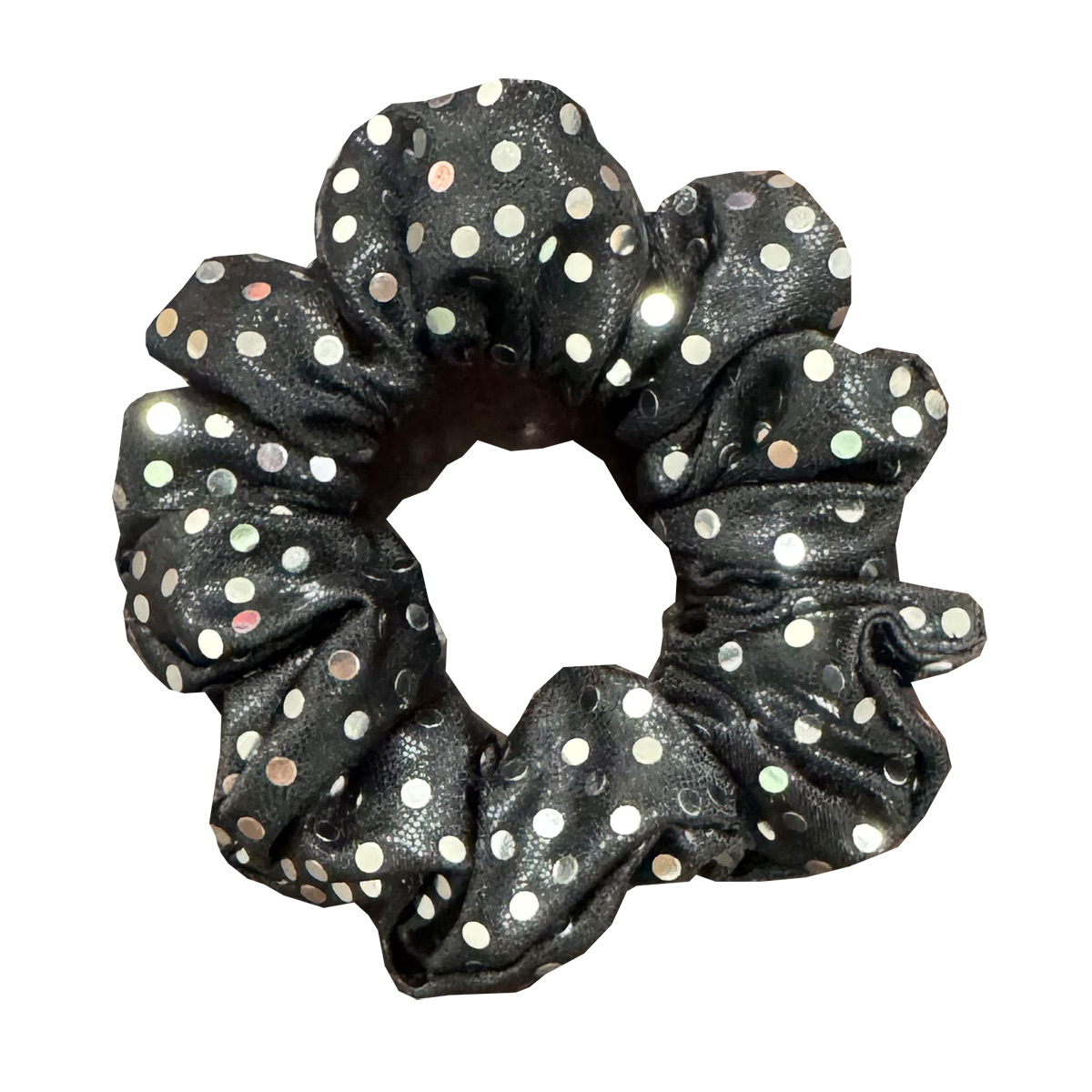 Specialty Fabric Spangle Scrunchie