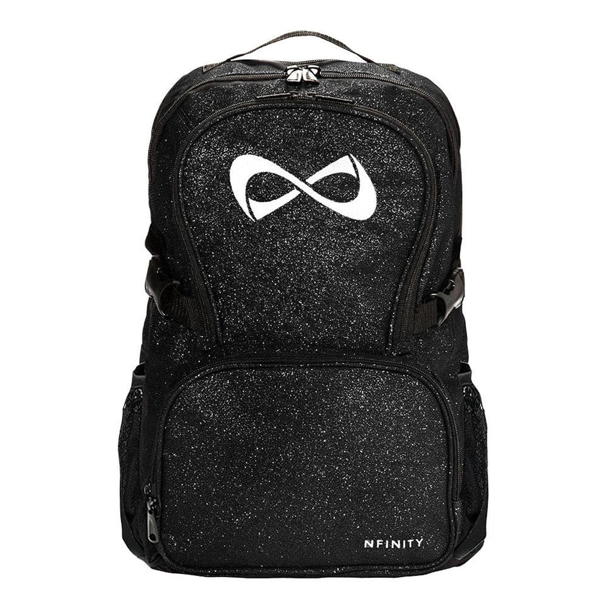 Nfinity Black Sparkle Backpack - Black/White