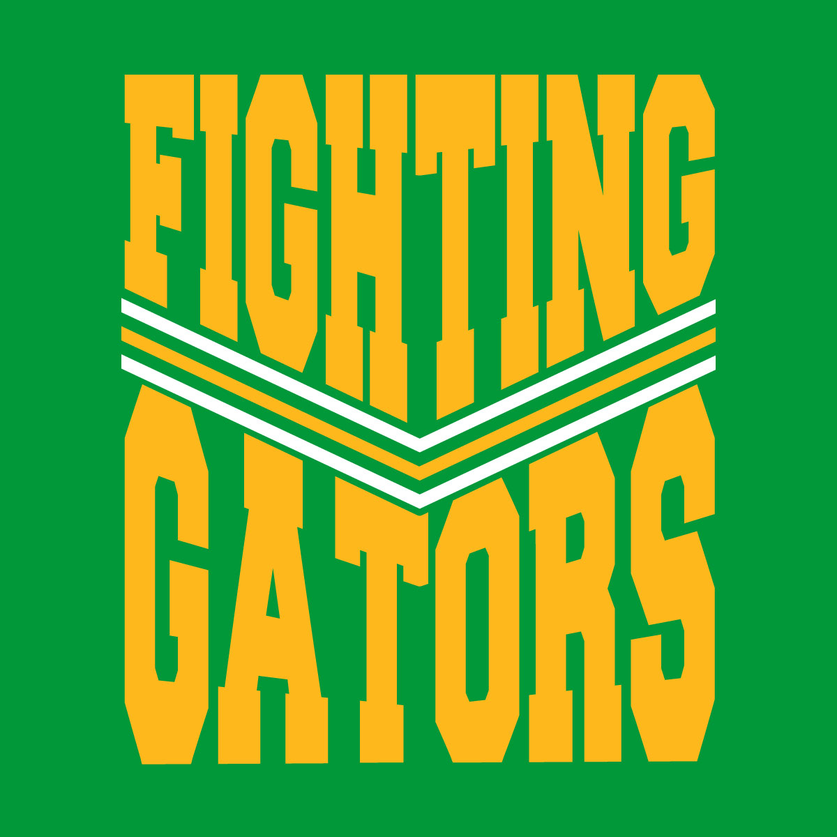 2 Color Power Stripe Split Screenprint Design (CTND253)