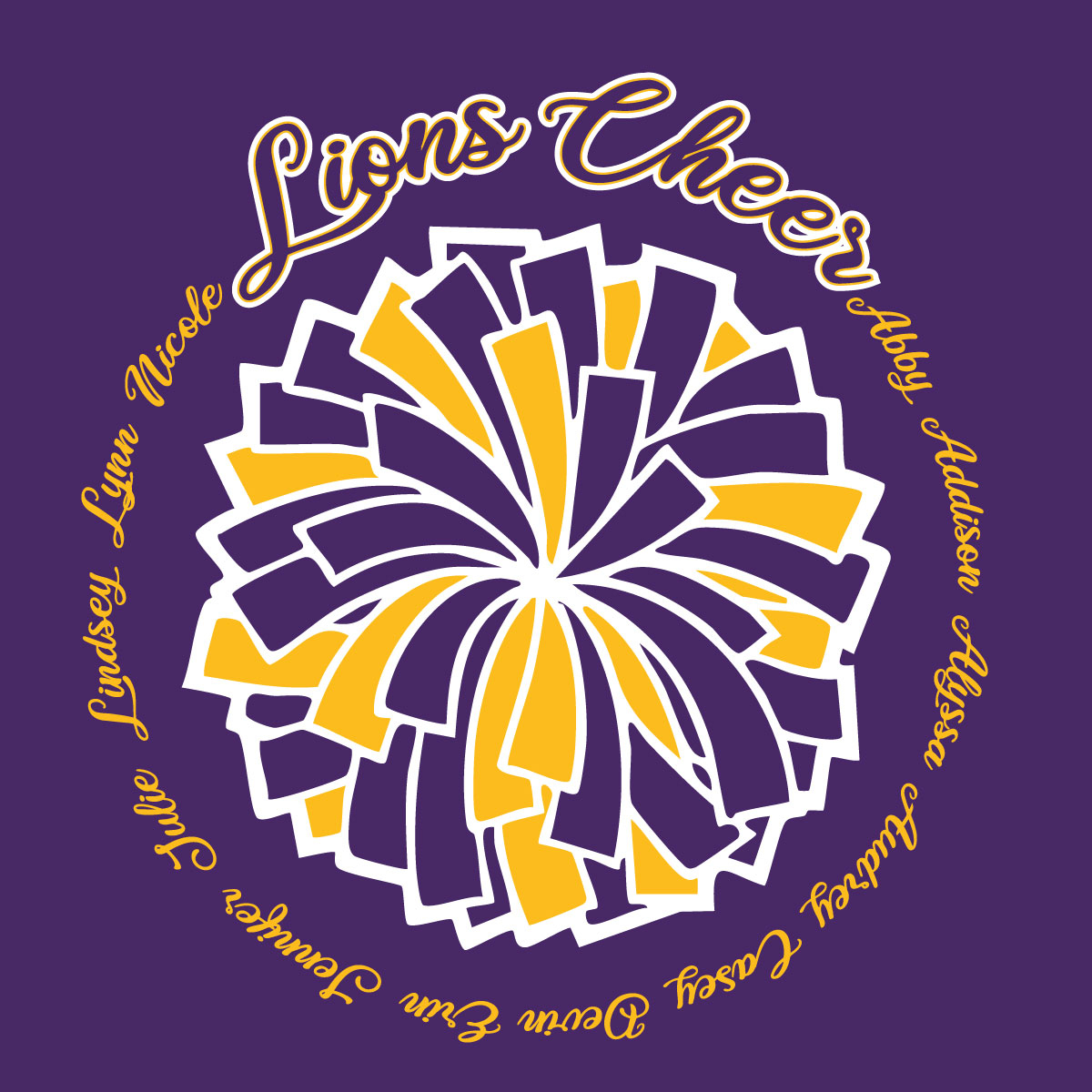 2 Color Frocket 2 Color Pom Burst Back Imprint (CTND256)