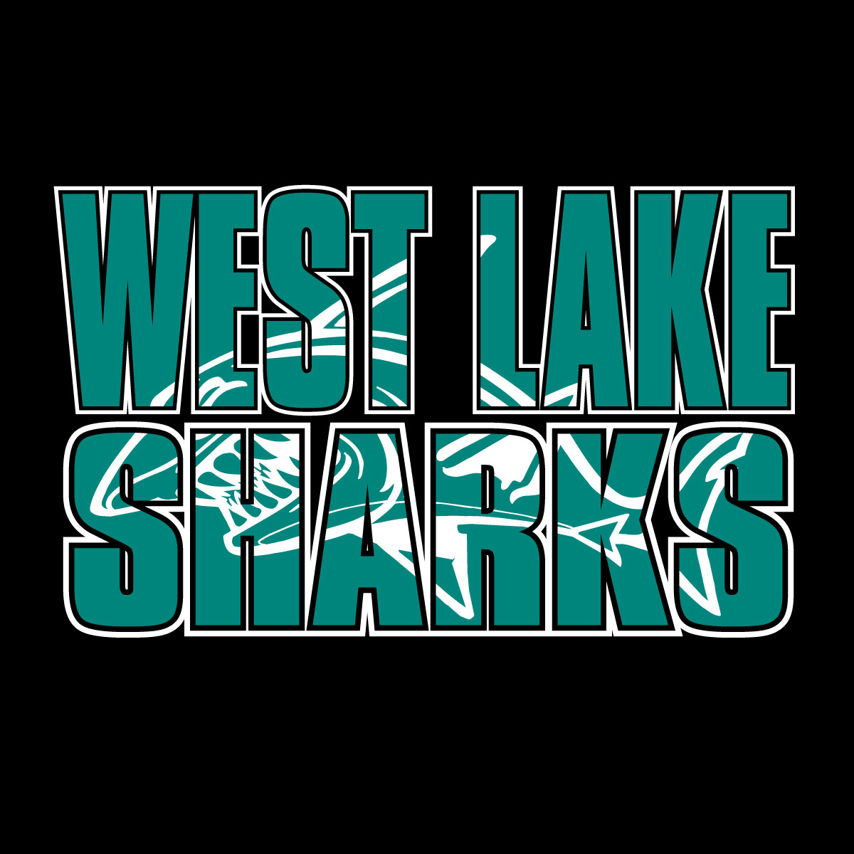 2 Color Mascot Fill Screenprint Design (CTND261)