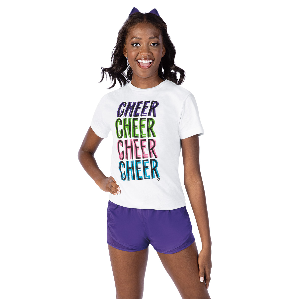 Highlighted Cheer Tee-A2L