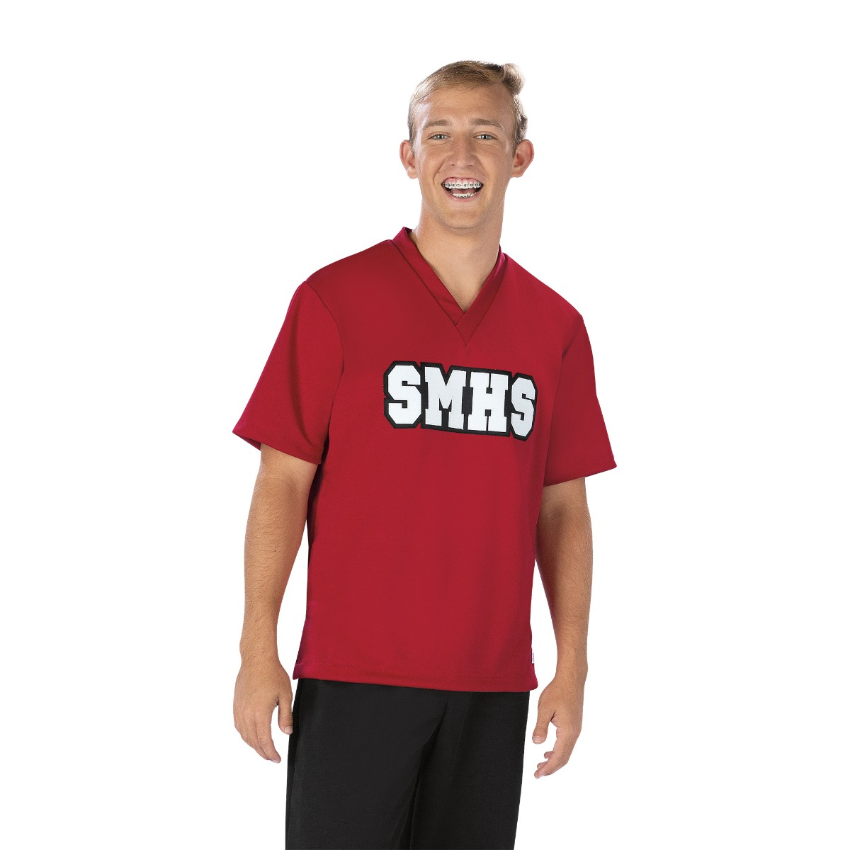Men's Stock V-Neck Poly Shell
