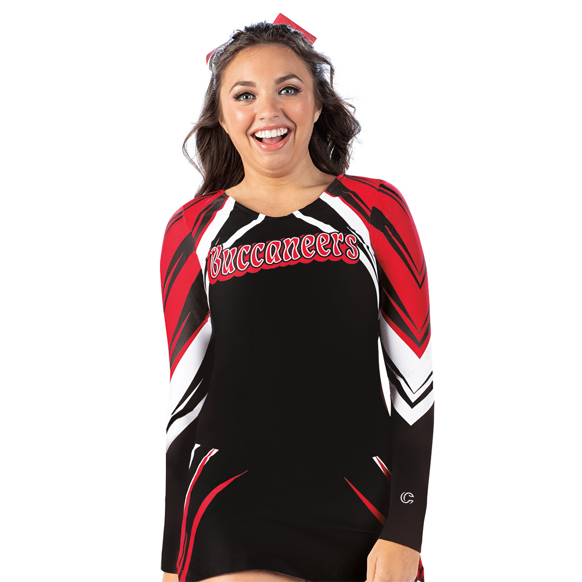 CC Fusion Sublimated Long Sleeve V-Neck Top - Fierce Collection (SBDLSVF-019)