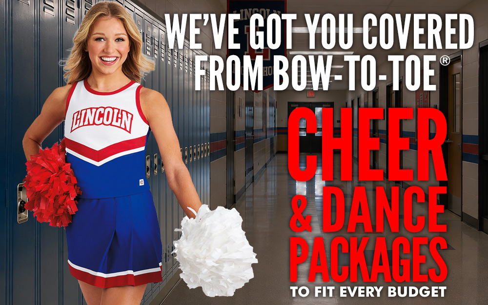 Cheer & Dance Uniform Packages for Every Budget. Also, Check Out Our New 2026 Interactive Catalog! See Our Uniforms in YOUR Team Colors.