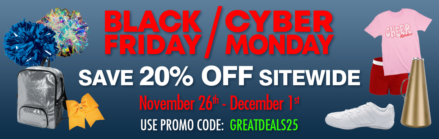Take 20% Off Sitewide November 26th through December 1st. Use Promo Code GREATDEALS25