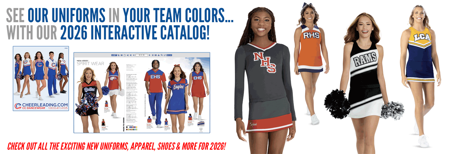 Our New 2026 Interactive Catalog is here! See Our Uniforms in YOUR Team Colors.
